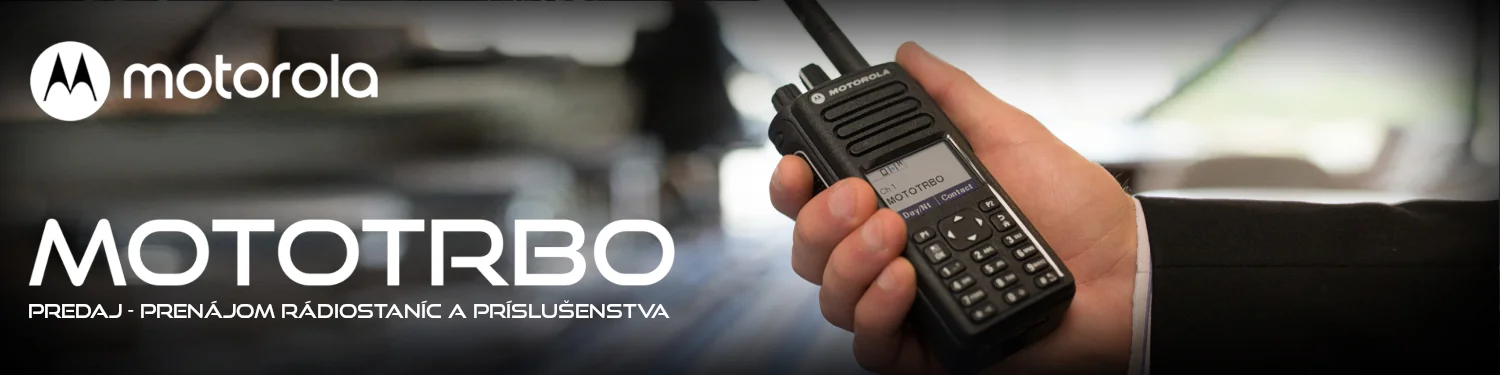 Predaj rádiostaníc a príslušenstva... mototrbo.sk banner